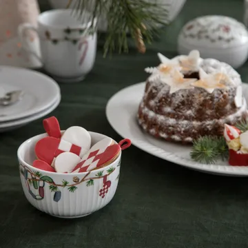 Hammershøi Christmas skål Ø12 cm - Vit - Kähler