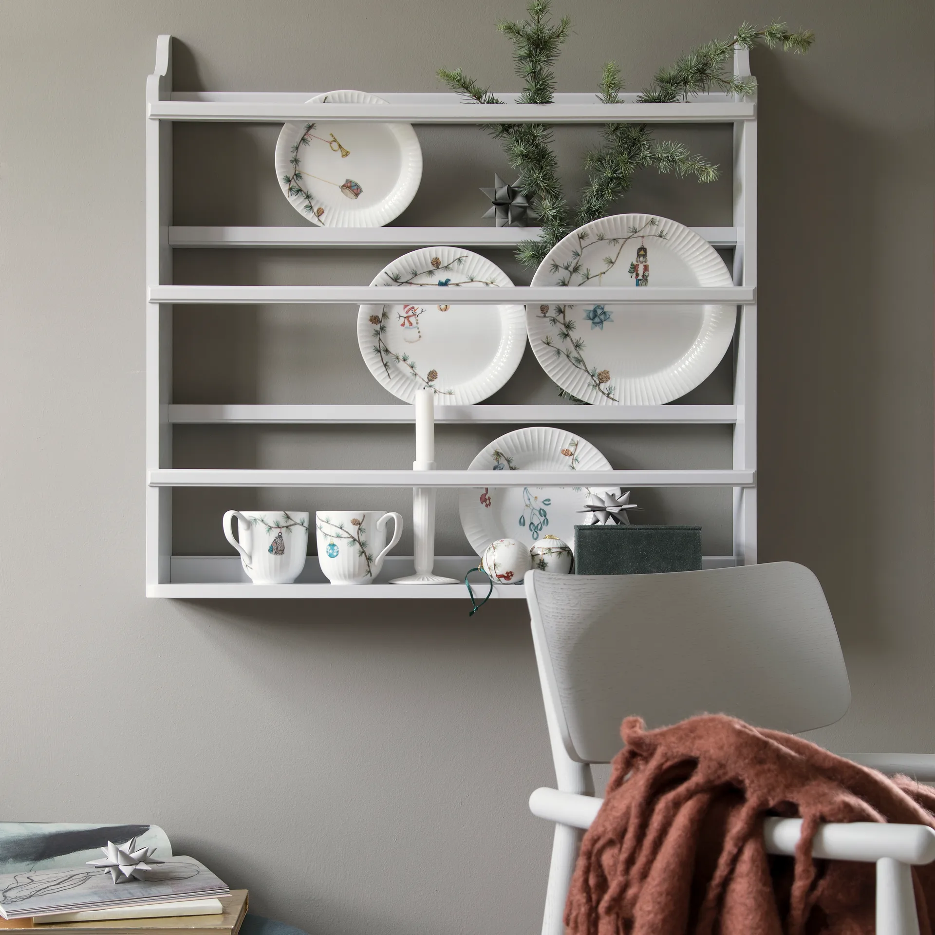 Hammershøi Christmas tallrik, 27 cm Kähler