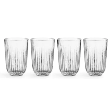 Hammershøi dricksglas 33 cl 4-pack - Klar - Kähler