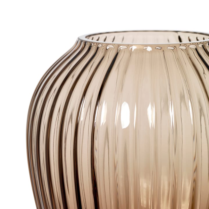 Hammershøi glasvas 18,5 cm, Valnöt Kähler