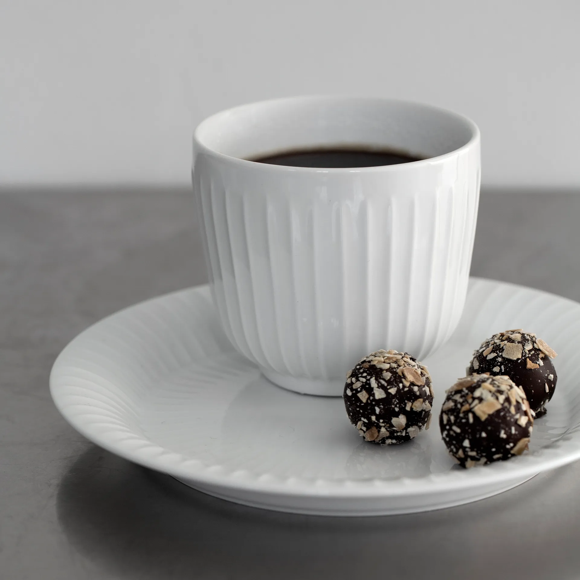 Hammershøi kopp, vit Kähler