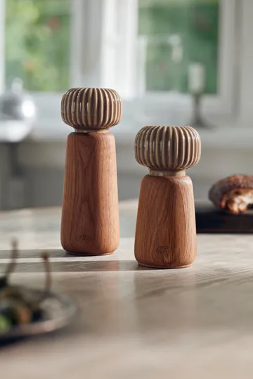 Hammershøi kryddkvarn stor - Brun, 18 cm - Kähler