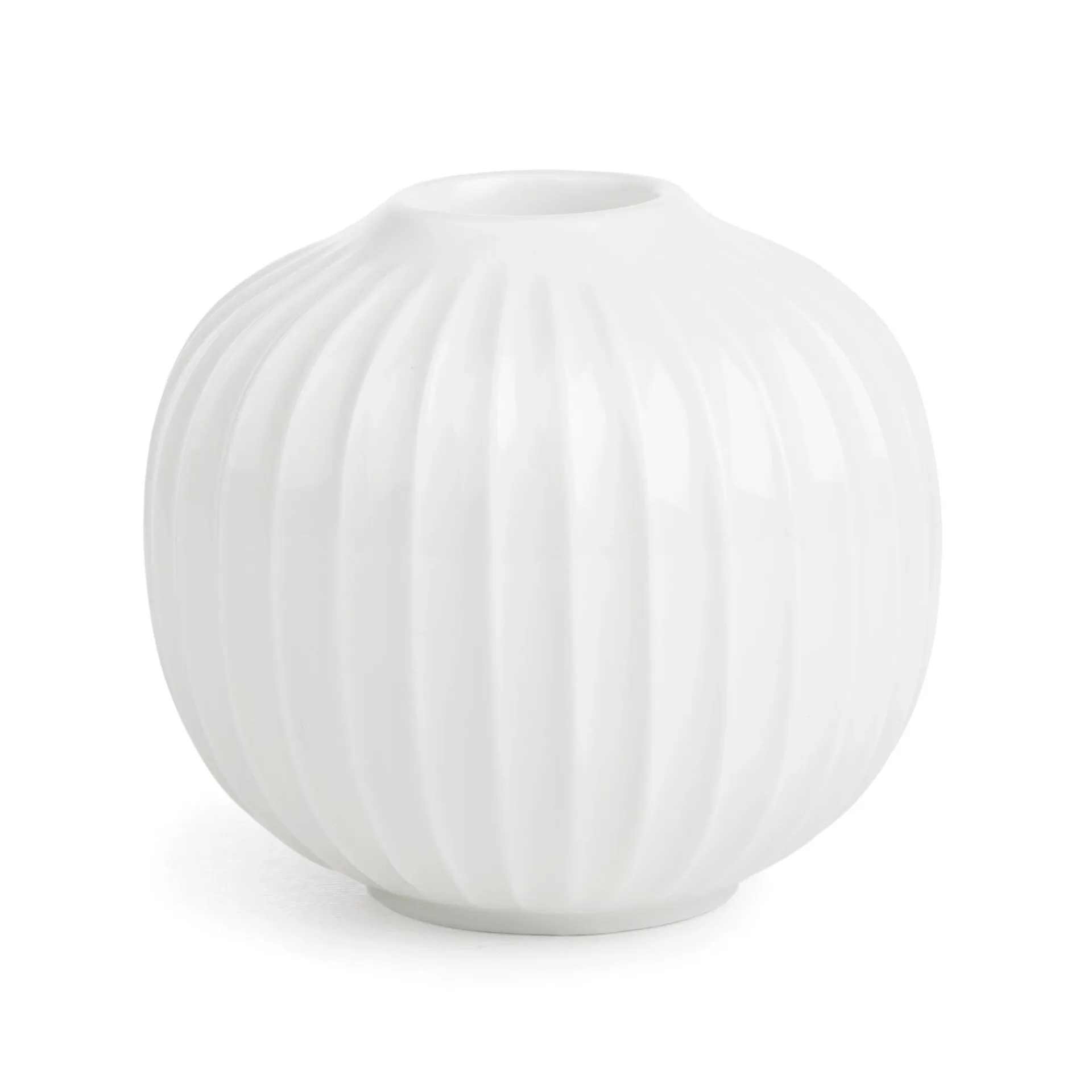 Hammershøi ljusstake mellan, vit Kähler