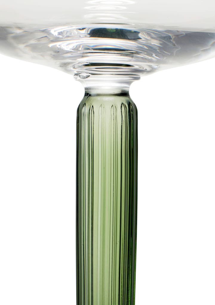 Hammershøi rödvinsglas 49 cl 2-pack - Klar-grön - Kähler