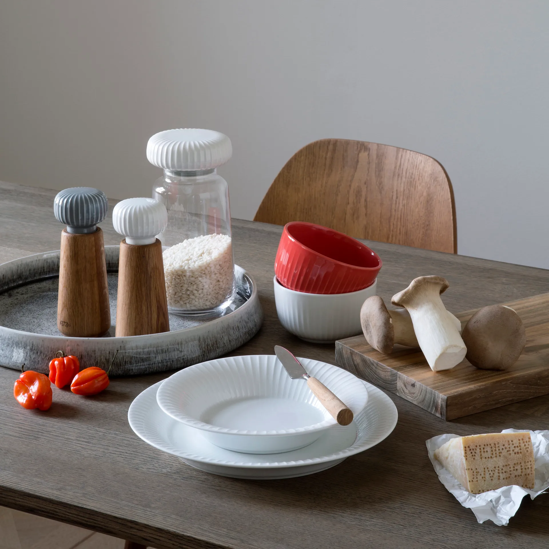 Hammershøi skål Ø12 cm, vit Kähler