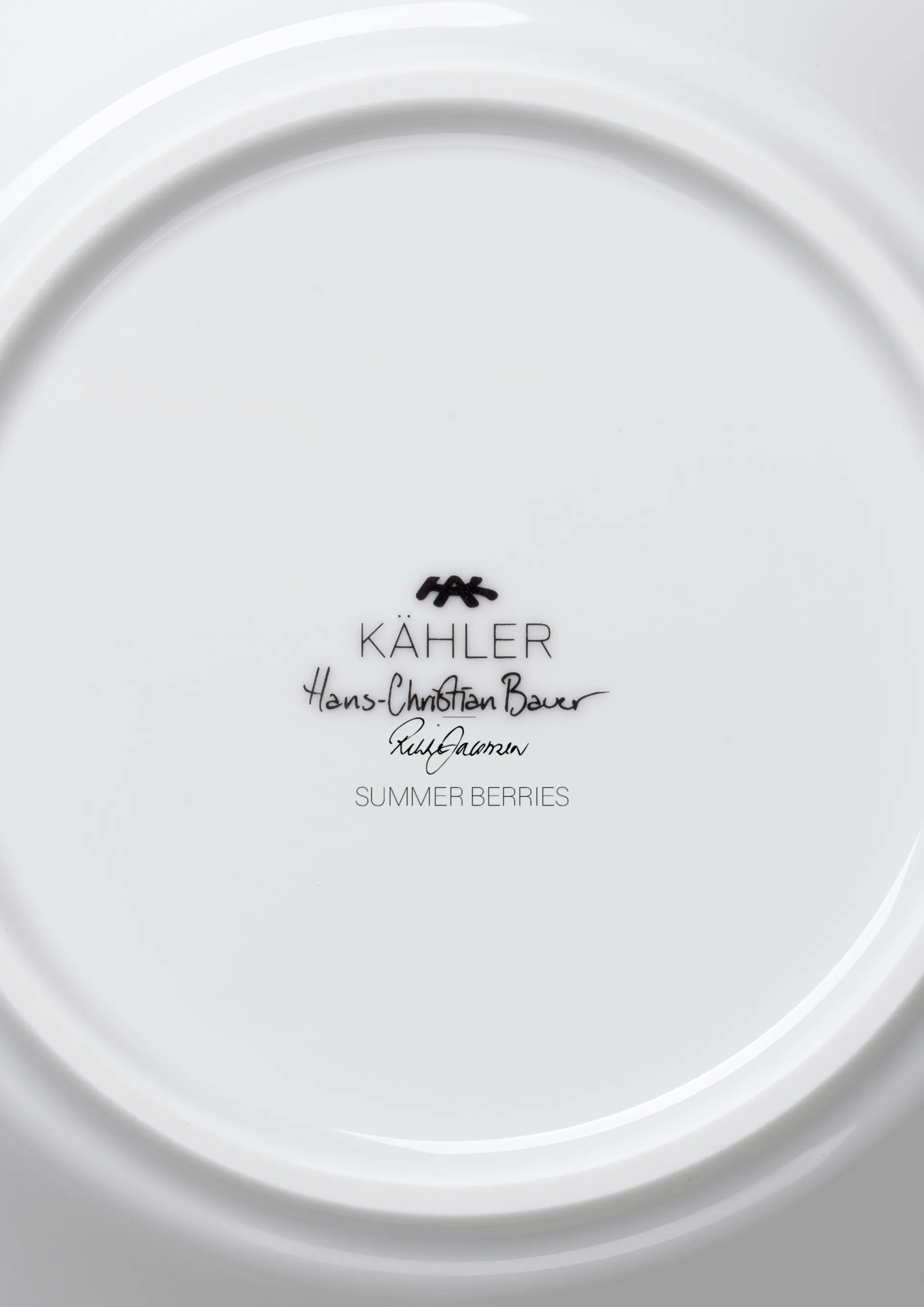 Hammershøi Summer djup tallrik Ø21 cm, Summer berries Kähler