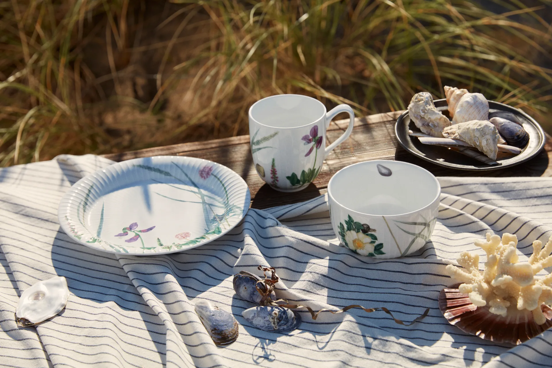 Hammershøi summer Skål Ø12 cm, Coastal flower Kähler