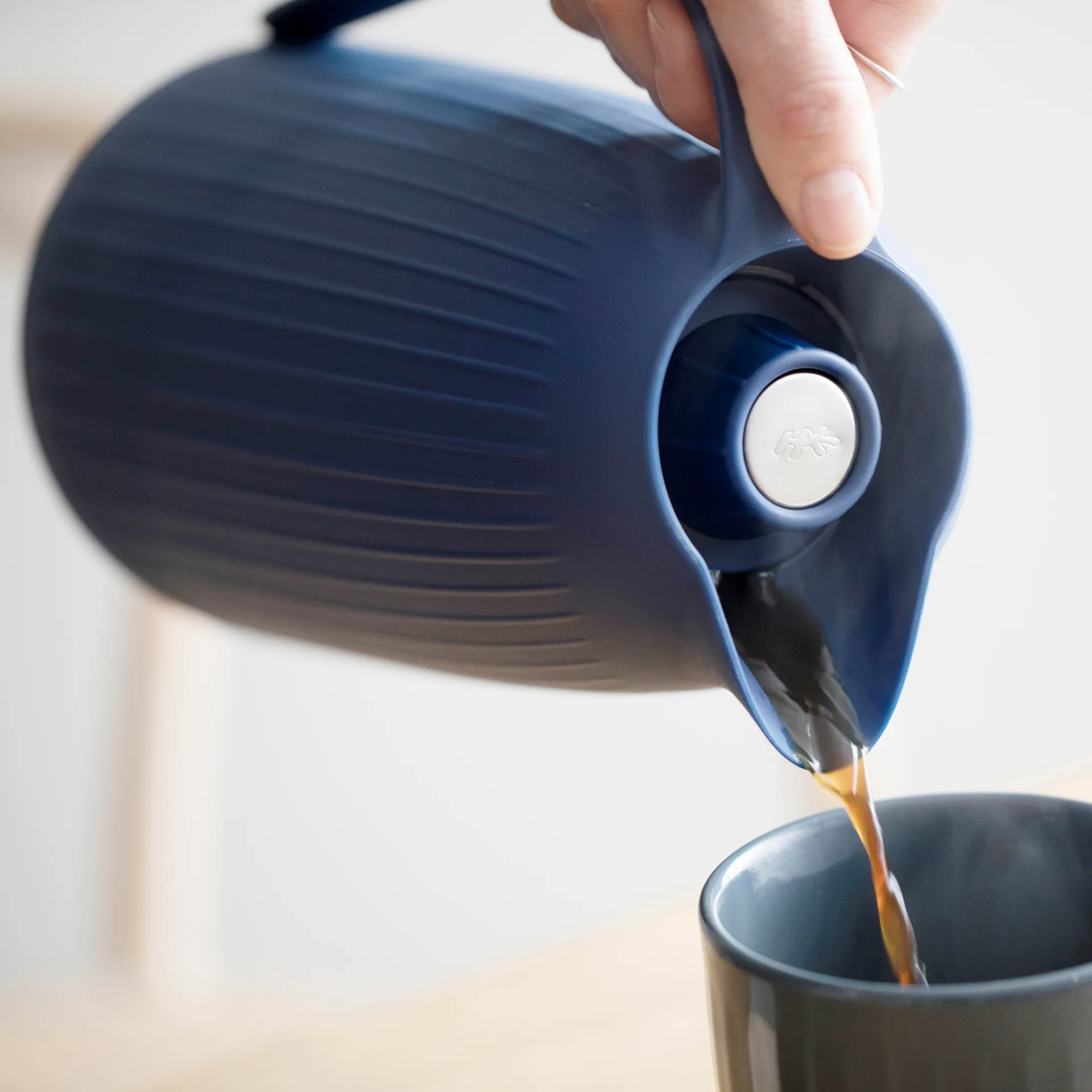 Hammershøi termoskanna, indigo (mörkblå) Kähler