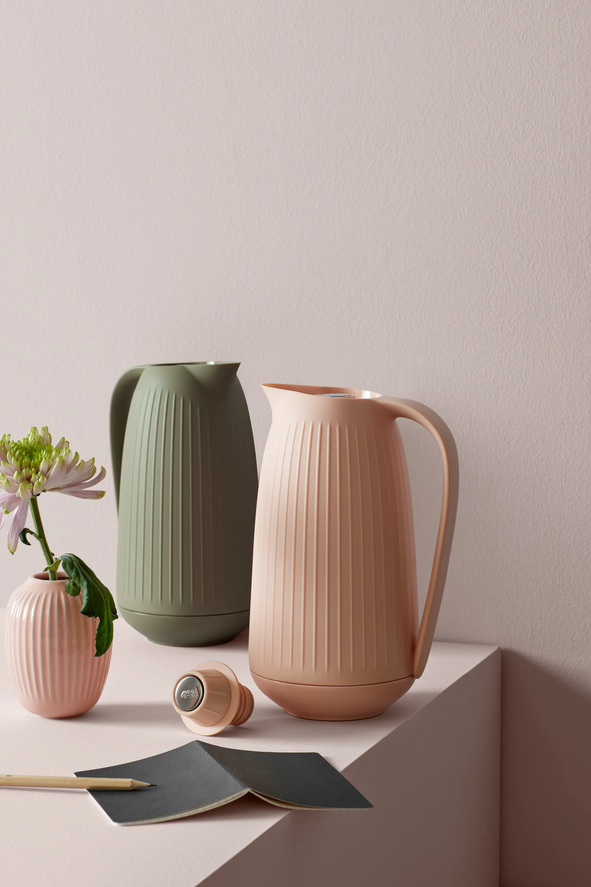 Hammershøi termoskanna, Olivgrön Kähler