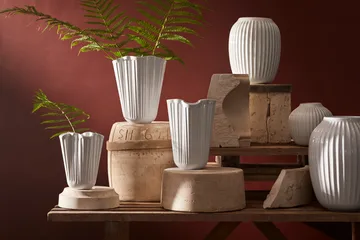 Hammershøi vas mellan - vit - Kähler