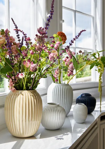 Hammershøi vas mellan - vit - Kähler