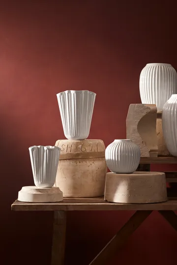 Hammershøi vas unfold - Vit, 16,5 cm - Kähler