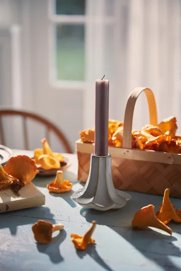 Kantarell ljusstake - Sand, 10 cm - Kähler