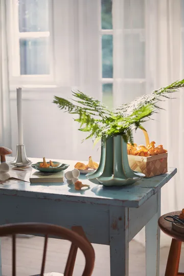 Kantarell ljusstake - Sand, 10 cm - Kähler