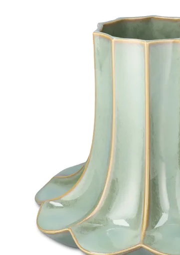 Kantarell vas - Grön, 20,5 cm - Kähler