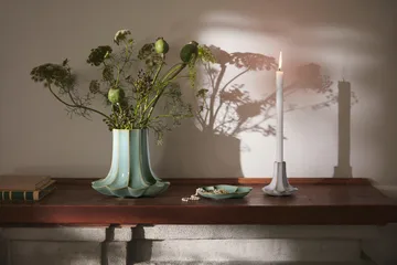 Kantarell vas - Grön, 20,5 cm - Kähler