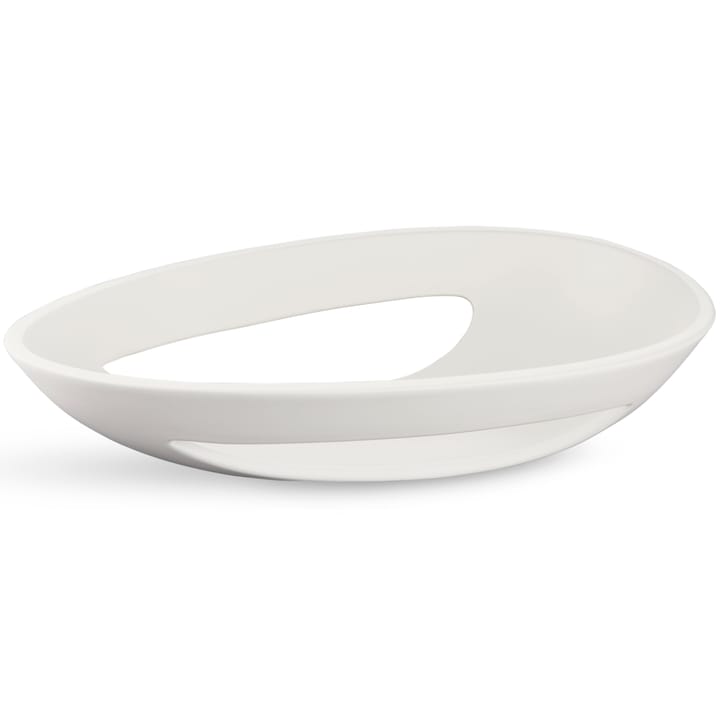 Kokong ovalt bordsfat 40 cm, Vit Kähler