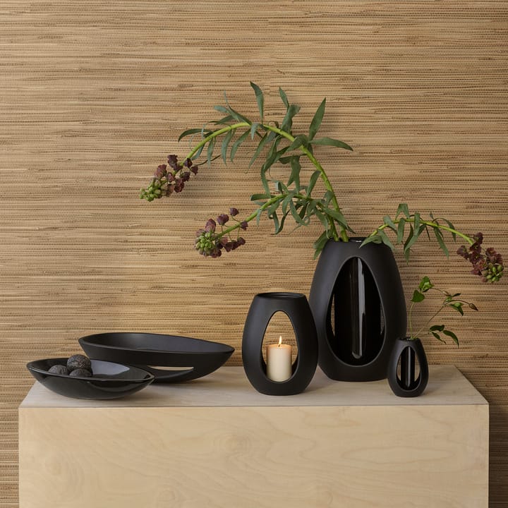 Kokong vas 22 cm, Brun Kähler