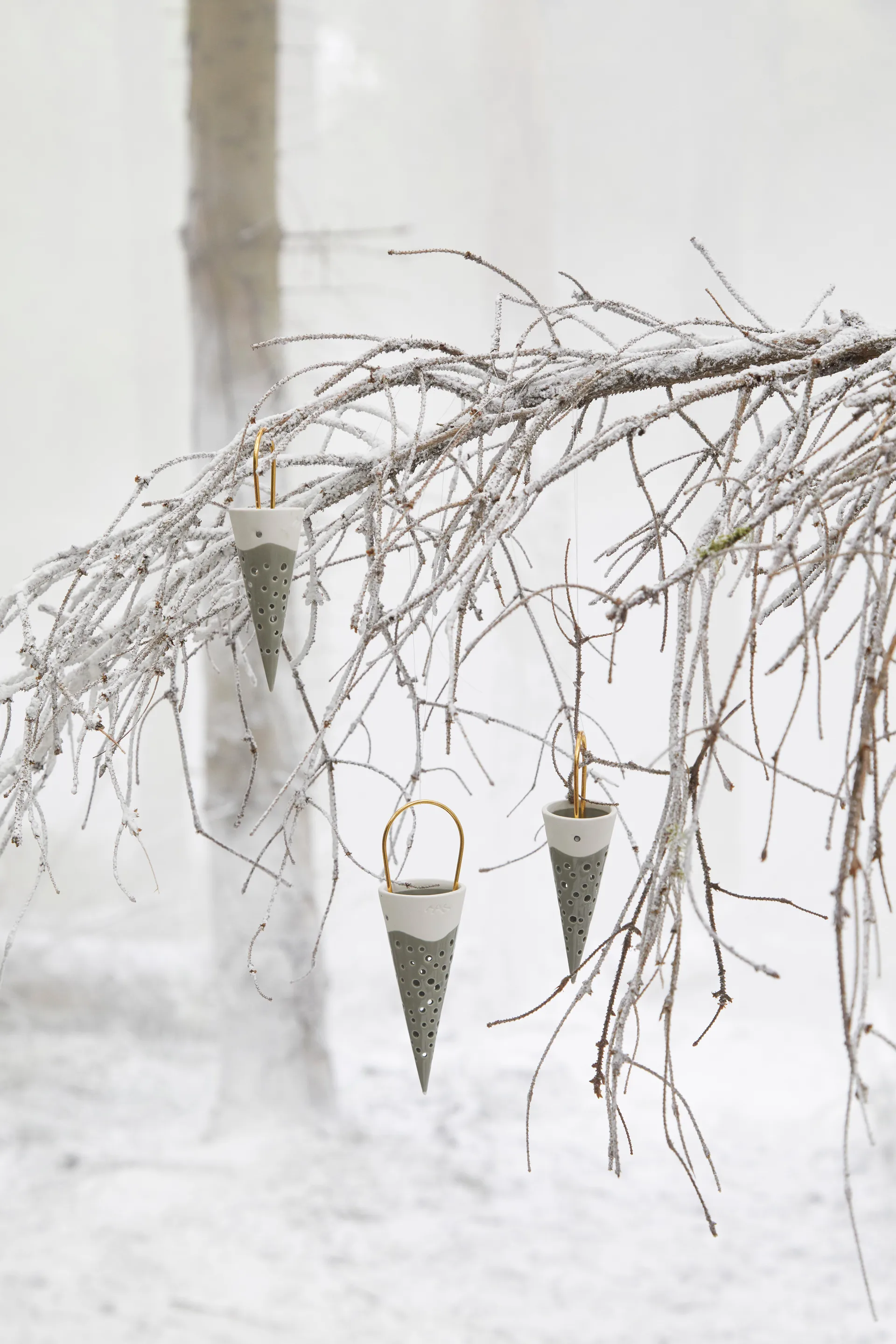 Nobili julstrut julhänge 18 cm, Grön Kähler