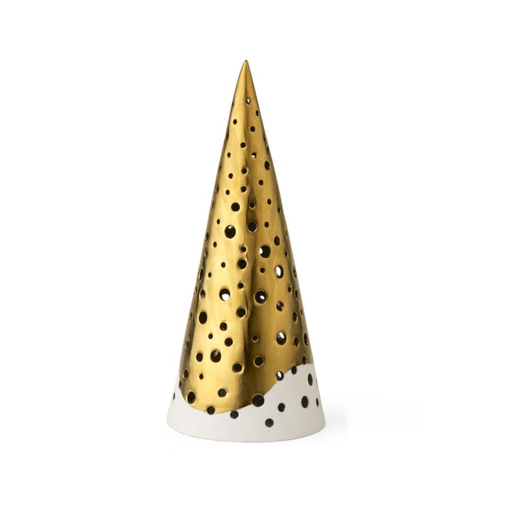 Nobili ljusstake liten - Guld-vit - Kähler