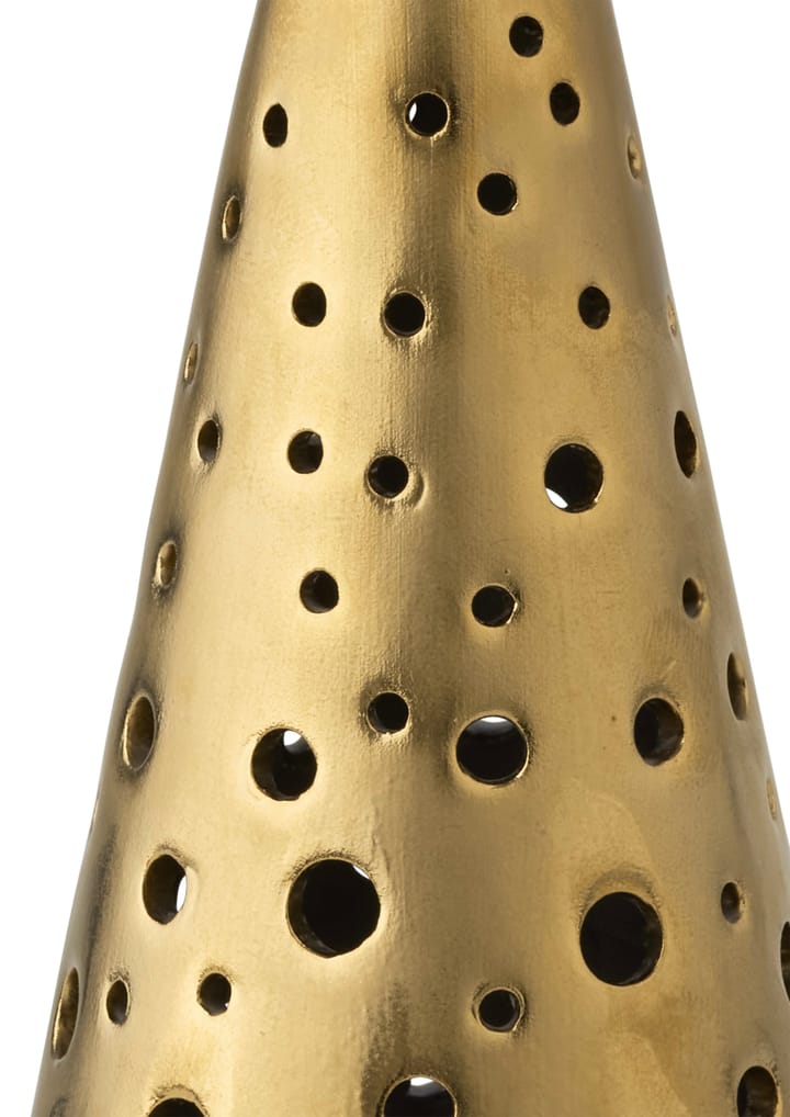 Nobili ljusstake liten, Guld-vit Kähler
