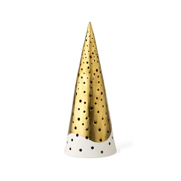 Nobili ljusstake stor - Guld-vit - Kähler