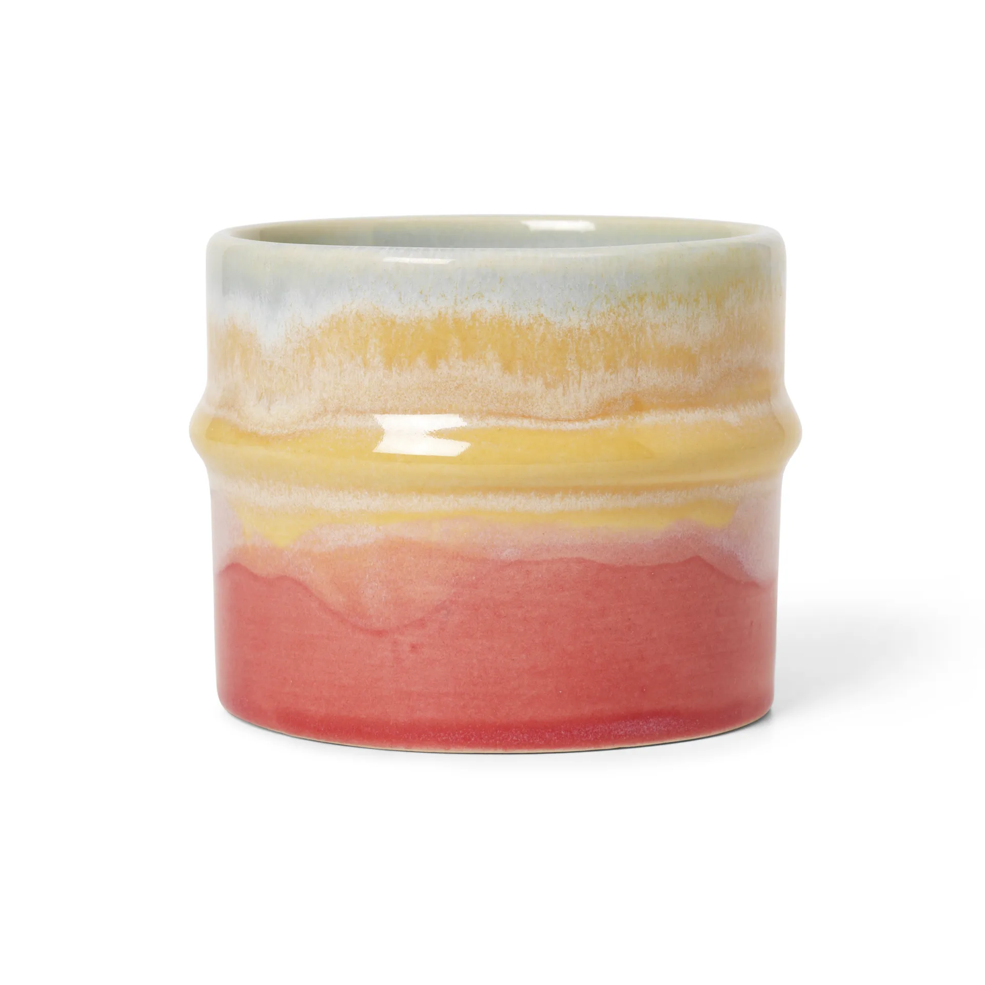 Poppery mugg 27 cl, Mint-pink Kähler