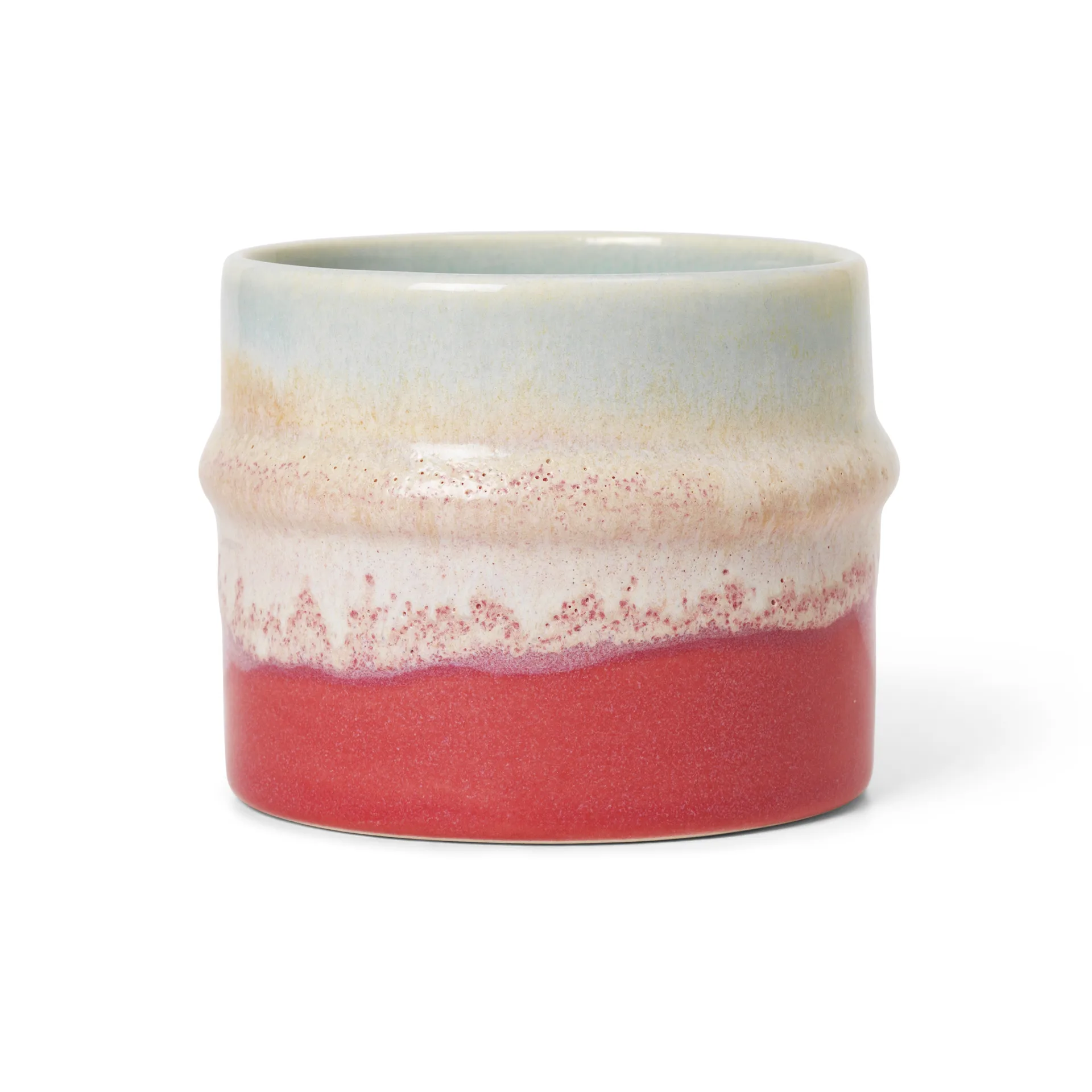 Poppery mugg 27 cl, Mint-pink Kähler
