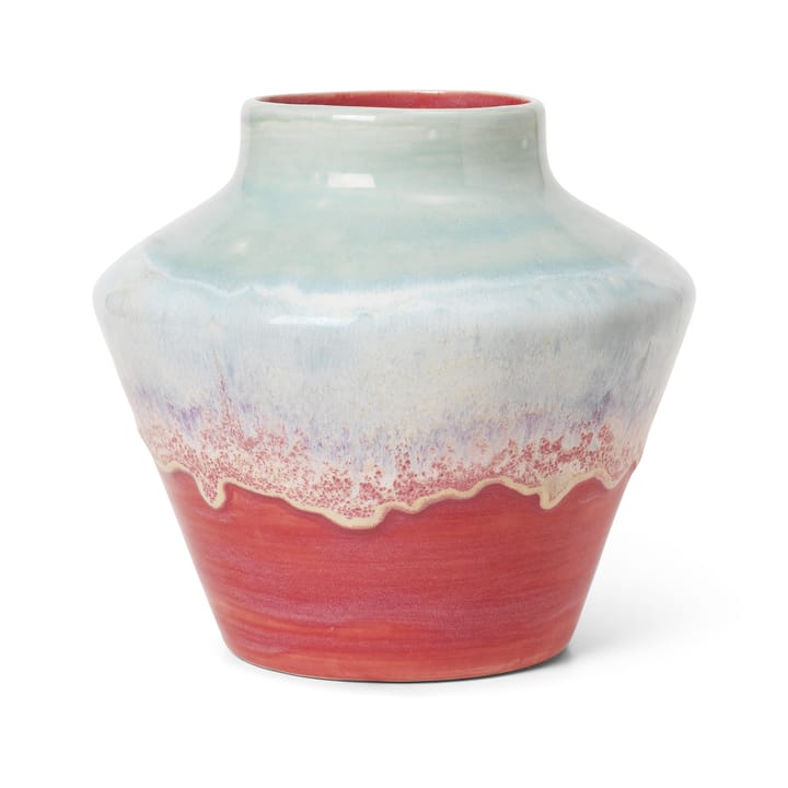 Poppery vas 20,5 cm - Mint-pink - Kähler
