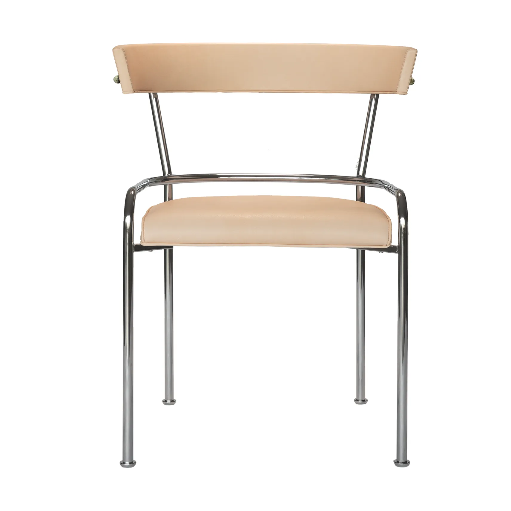 GA-1 karmstol, Elmo Vegeta läder-krom Källemo