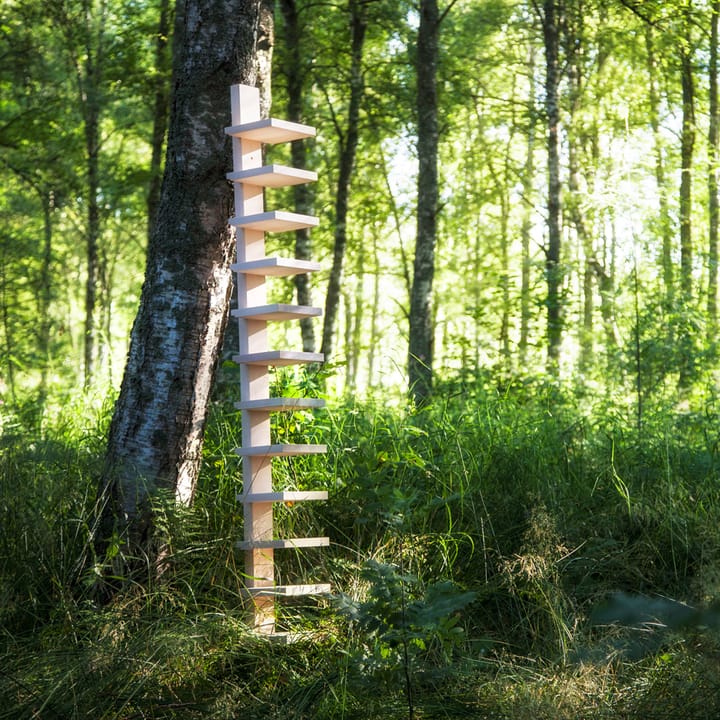 Pilaster vägghylla, björk naturlack Källemo