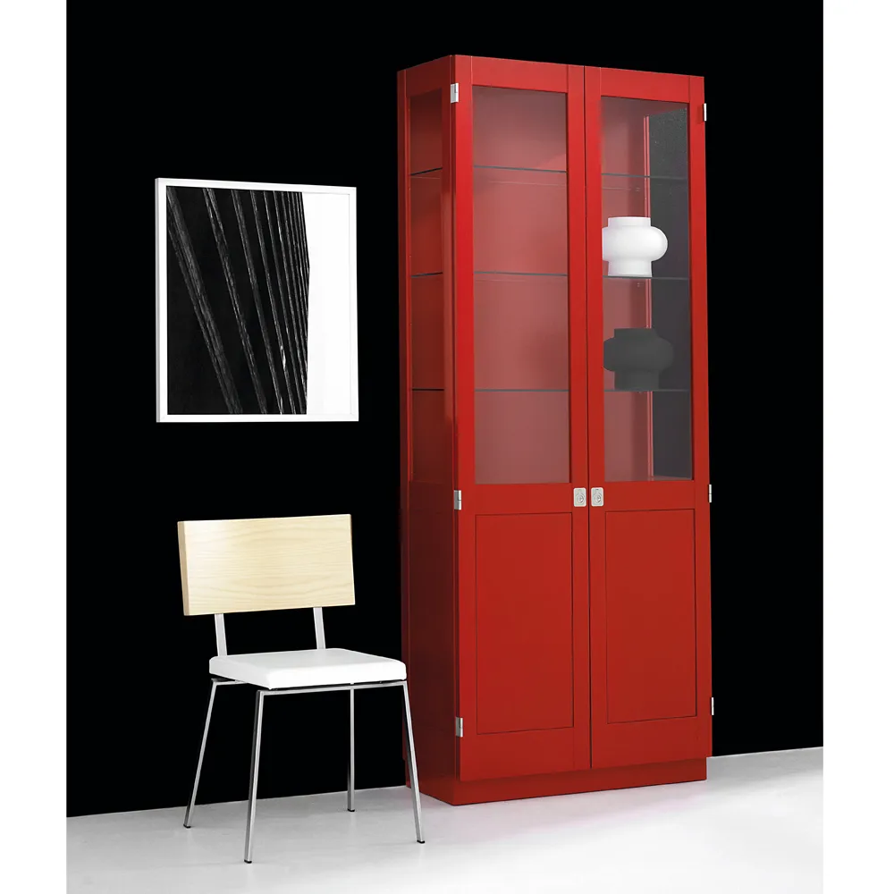 KA72 748 vitrinskåp, Snövitlack dörr vänster Karl Andersson & Söner