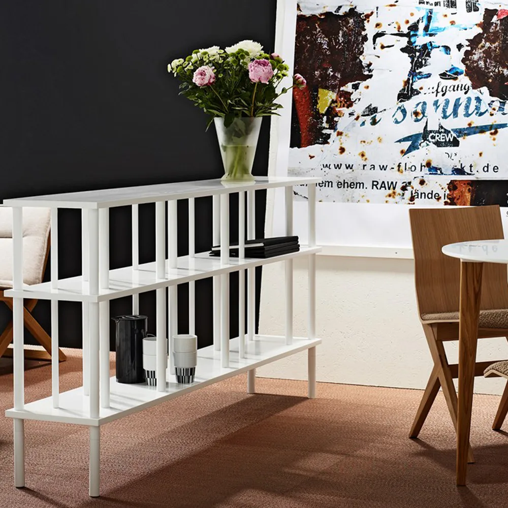 Level hylla/rumsavdelare låg, Snövit col.81, 75x86 cm Karl Andersson & Söner