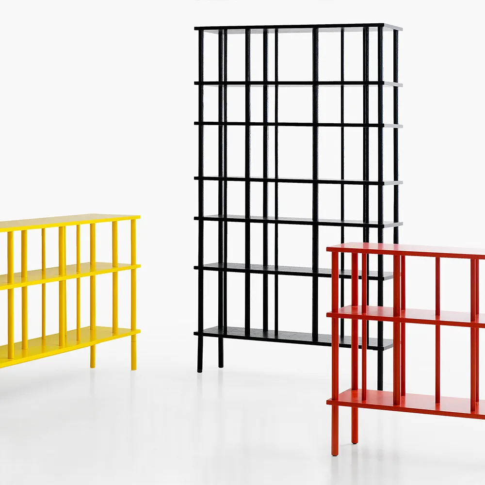 Level hylla/rumsavdelare låg, Vitlack col.82, 86x110 cm Karl Andersson & Söner