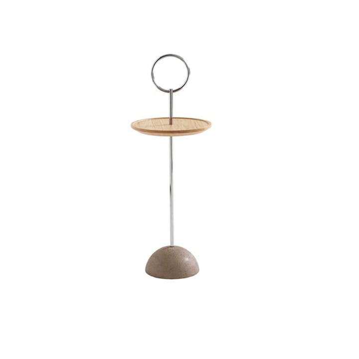 Lollipop bord med ring Ø29xH55 cm - Ek kromstativ betongfot - Karl Andersson & Söner
