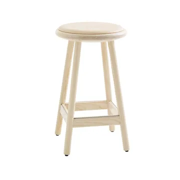 Milo pall - Naturläder vitpigment ask - Karl Andersson & Söner