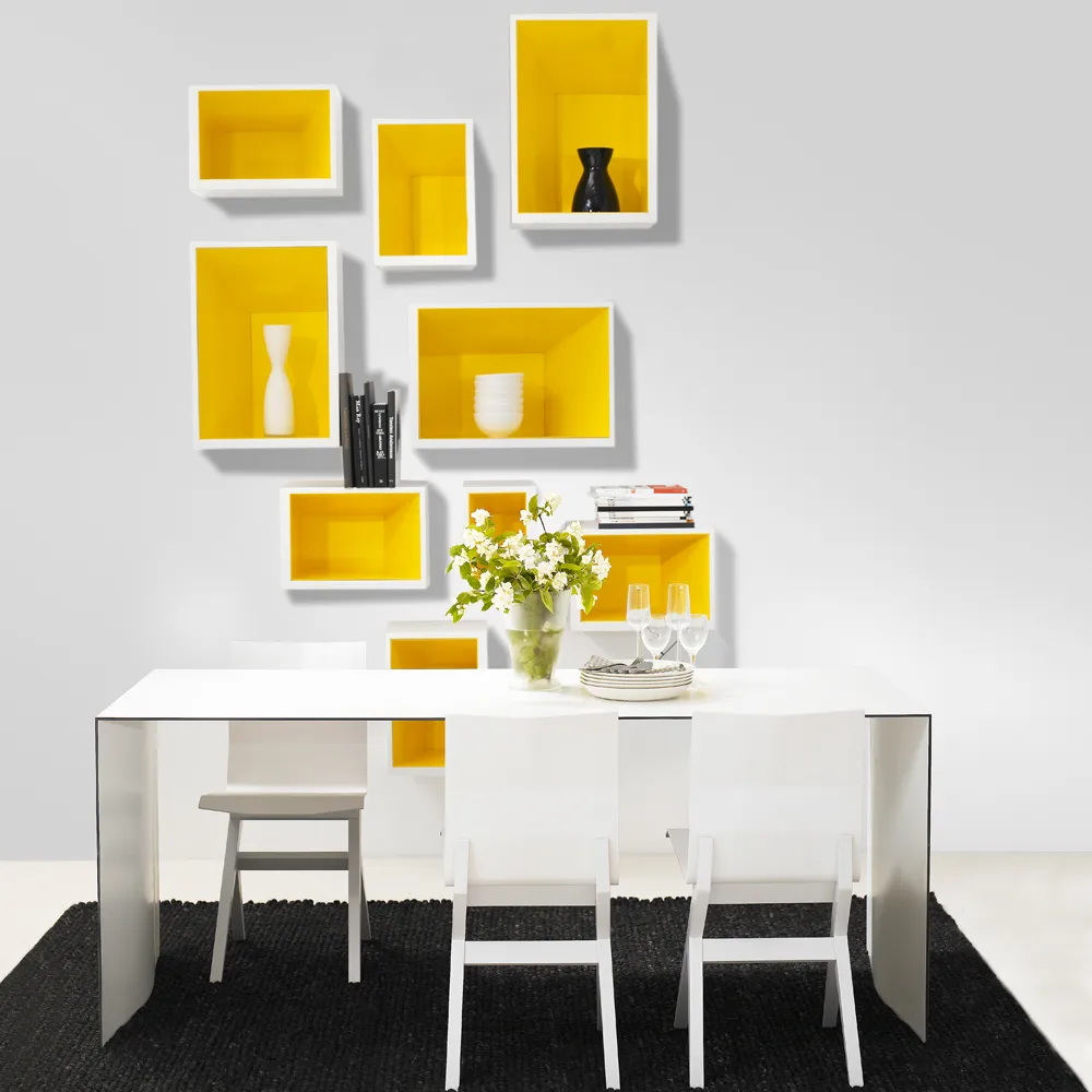 Thinner matbord 80x180, Vit laminat Karl Andersson & Söner