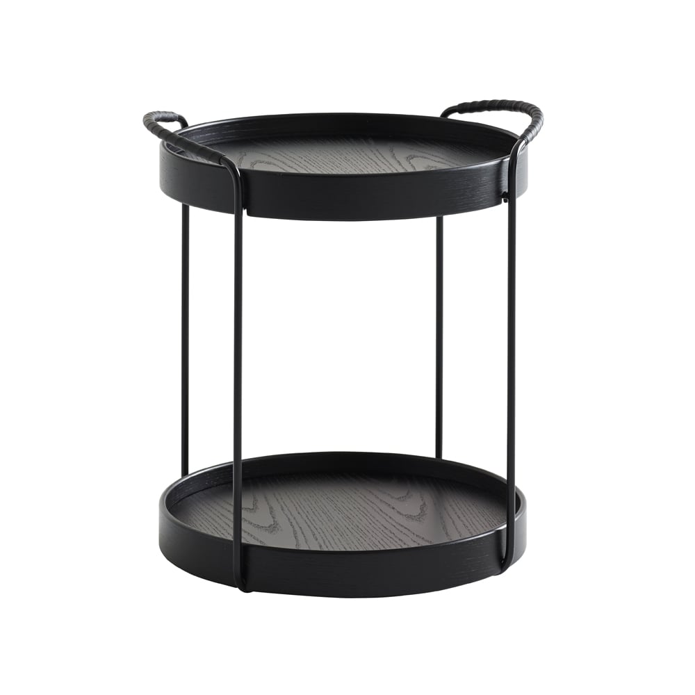 Karl Andersson & Söner Trayo brickbord o50 cm ask Svart bets, stativ och handtag