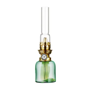 Koholmen fotogenlampa - jadegrön - Karlskrona Lampfabrik