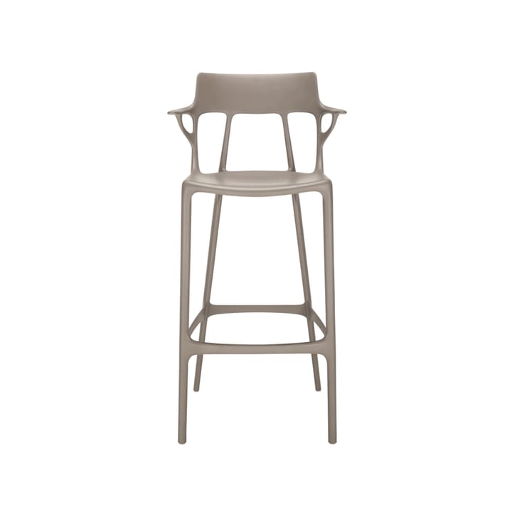 A.I. barstol - grå, låg, 65 cm - Kartell