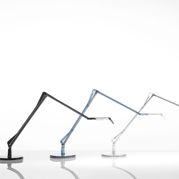 Aledin Tec skrivbordslampa - transparent blå - Kartell