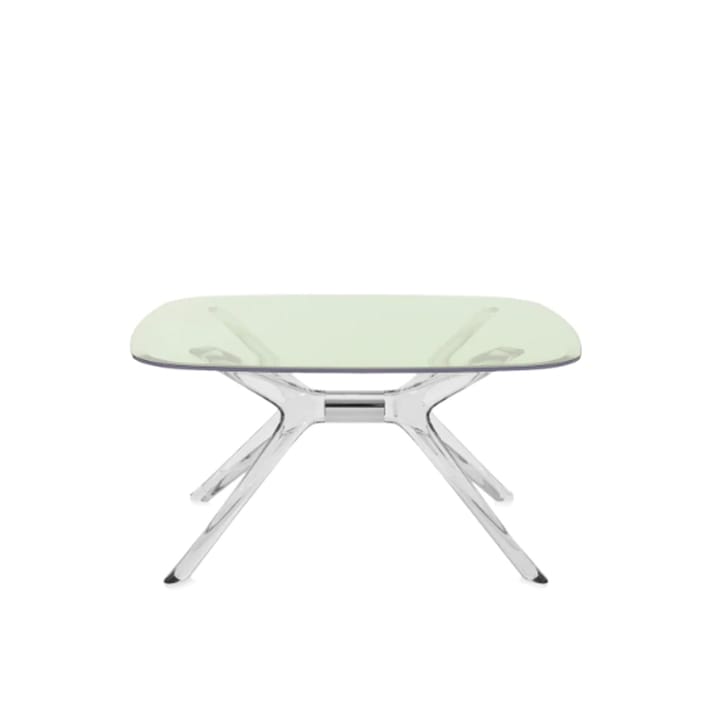 Blast soffbord - green, crystal chrome - Kartell