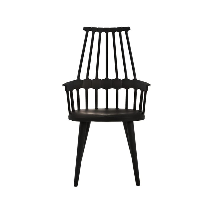 Comback karmstol - black, svarta träben - Kartell