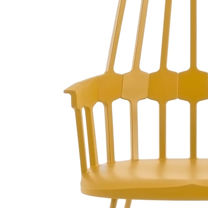 Comback karmstol, stålmedar - white - Kartell