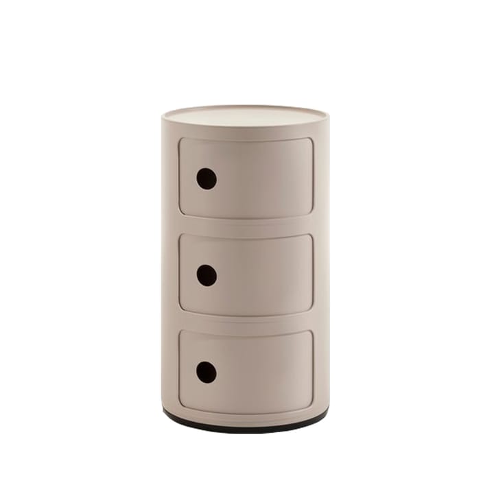 Componibili Bio - cream, 3 skjutdörrar - Kartell