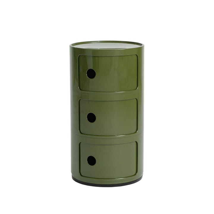 Componibili Round  - green, 3 skjutdörrar - Kartell