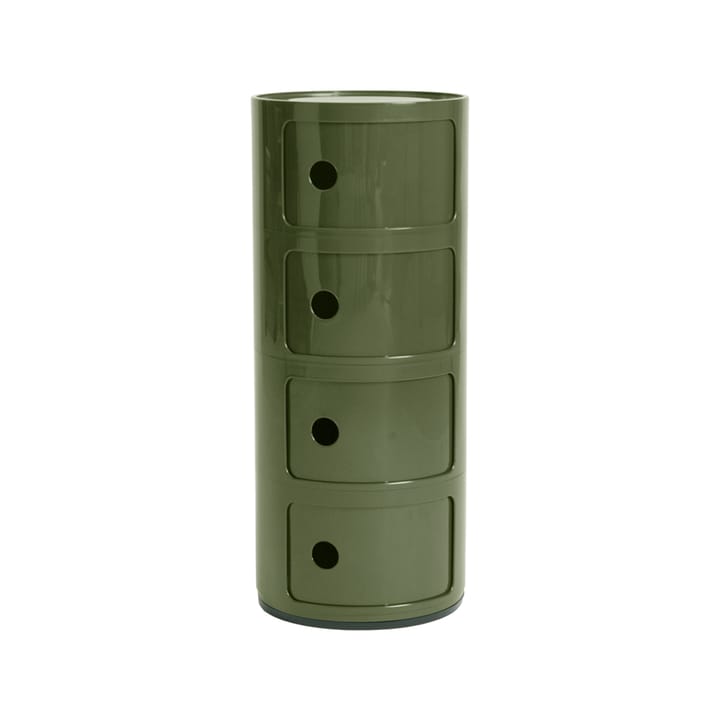 Componibili Round  - green, 4 skjutdörrar - Kartell