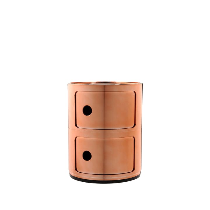Componibili Round  - metallic copper, 2 skjutdörrar - Kartell