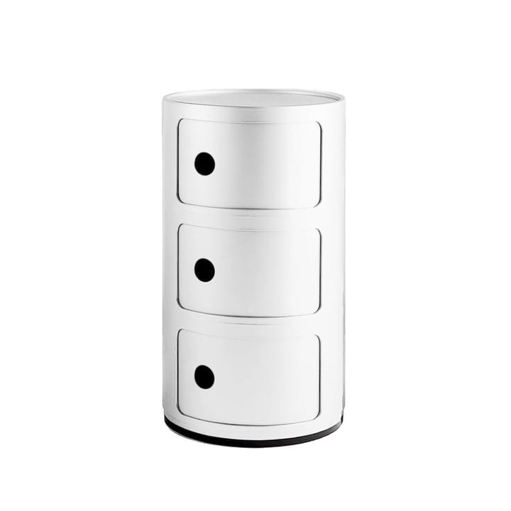 Componibili Round  - white, 3 skjutdörrar - Kartell