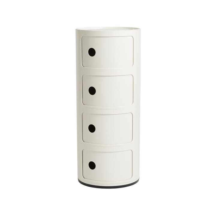Componibili Round  - white, 4 skjutdörrar - Kartell